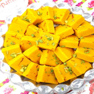 aa2030-1-1 Kesar Barfi (केसर बर्फी)